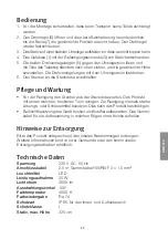 Preview for 17 page of CO/Tech S106-S-30W Original Instructions Manual