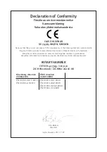 Предварительный просмотр 39 страницы CO/Tech Z1C-HW2-2600E Original Instructions Manual