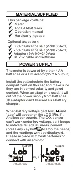 Preview for 3 page of Co2meter 7752 Operation Manual