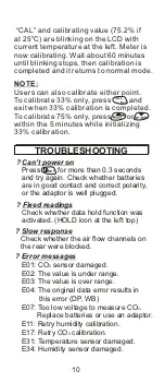 Preview for 11 page of Co2meter 7752 Operation Manual