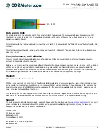 Предварительный просмотр 4 страницы Co2meter AQ500 Manual