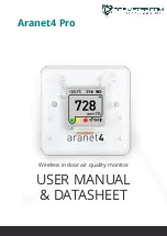 Co2meter Aranet4 PRO User Manual & Datasheet предпросмотр