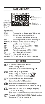 Предварительный просмотр 4 страницы Co2meter AZ 77535 Operation Manual