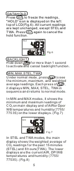 Предварительный просмотр 6 страницы Co2meter AZ 77535 Operation Manual