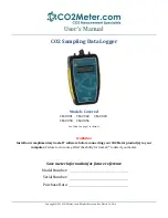 Preview for 1 page of Co2meter CM-0001 User Manual