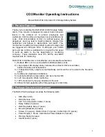 Co2meter RAD-0102-6 Operating Instructions Manual предпросмотр