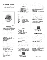 Co2meter TIM-12 Operation Manual предпросмотр