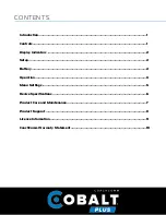 Preview for 2 page of CoachComm Cobalt Plus Operating Manual