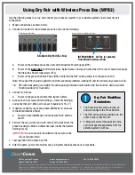 Preview for 2 page of CoachComm X System WPB2 Game Day Manual