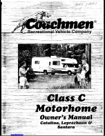 Coachman 2017 Leprechaun RV Owner'S Manual preview