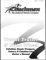 Coachmen RV Catalina Owner'S Manual preview