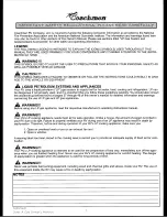 Preview for 6 page of Coachmen RV Class A Gasoline 2007 Owner'S Manual