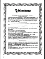 Preview for 6 page of Coachmen RV MICRO MINI Owner'S Manual