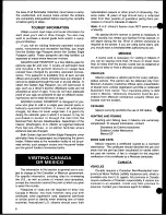 Preview for 8 page of Coachmen RV Santara 2001 Owner'S Manual