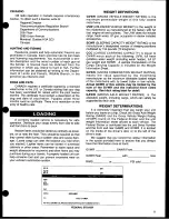 Preview for 9 page of Coachmen RV Santara 2001 Owner'S Manual