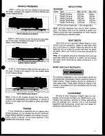 Preview for 11 page of Coachmen RV Santara 2001 Owner'S Manual