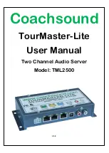 Preview for 1 page of Coachsound TourMaster-Lite TML2500 User Manual