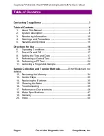 Preview for 4 page of CoaguSense Coag-Sense Prothrombin Time PT/INR Self-Test User'S Manual