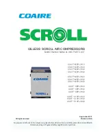 Coaire SCROLL CSOF-M3PL/H12 Maintenance Manual And Parts List preview