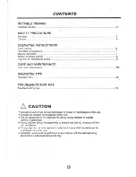 Preview for 2 page of Coaire Split-Type Room Air Conditioner User Manual