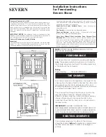 Coalbrookdale SEVERN Installation Instructions preview