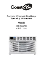 Coast-Air CEG081C Operating Instructions Manual preview