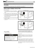 Предварительный просмотр 7 страницы Coast-Air CEG081C Operating Instructions Manual