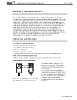 Preview for 5 page of Coast-Air CEP081C Installation And Operation Instruction Manual