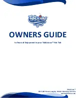 Coast Spas TubLicious 2011 Owner'S Manual preview