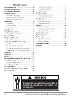 Предварительный просмотр 2 страницы Coast APS 3000 Safety, Set Up, Operation And Maintenance Instructions