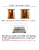 Preview for 5 page of Coastal Saunas Delmar Installation & User Manual