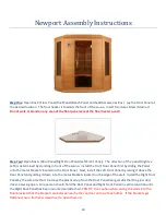 Preview for 10 page of Coastal Saunas Delmar Installation & User Manual