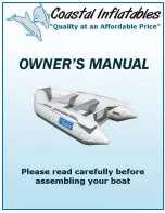 Preview for 1 page of Coastal Boat Owner'S Manual