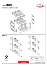 Preview for 4 page of Coaster 021032558505 Assembly Instructions Manual