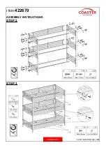 Preview for 5 page of Coaster 021032558505 Assembly Instructions Manual