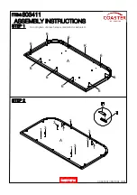 Предварительный просмотр 7 страницы Coaster 021032559335 Assembly Instructions Manual