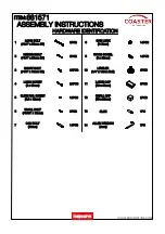 Preview for 6 page of Coaster 021032635930 Assembly Instructions Manual