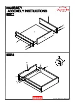 Preview for 10 page of Coaster 021032635930 Assembly Instructions Manual