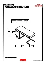 Preview for 15 page of Coaster 021032635930 Assembly Instructions Manual