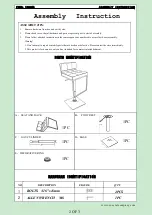 Preview for 2 page of Coaster 100193 Assembly Instruction