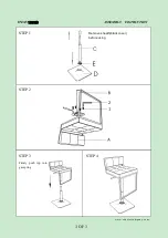 Preview for 3 page of Coaster 100193 Assembly Instruction