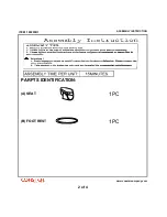 Preview for 2 page of Coaster 100205 Assembly Instruction