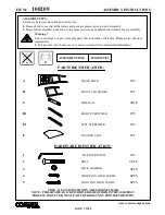 Preview for 2 page of Coaster 100209 Assembly Instructions