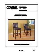 Preview for 1 page of Coaster 100388 Assembly Instructions Manual