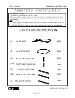 Preview for 2 page of Coaster 100388 Assembly Instructions Manual