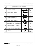 Preview for 3 page of Coaster 100388 Assembly Instructions Manual