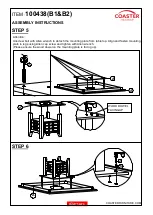 Preview for 5 page of Coaster 100438 Assembly Instructions Manual