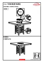 Preview for 6 page of Coaster 100438 Assembly Instructions Manual