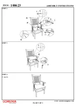 Preview for 3 page of Coaster 100623 Assembly Instructions