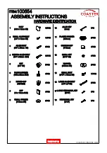 Preview for 5 page of Coaster 100654 Assembly Instructions Manual